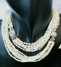 アコヤ真珠 ケシパール 7連 5連 ネックレス ブレスレット セット g45