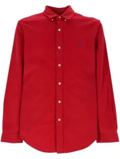 Ralph Lauren カスタムフィット 長袖シャツ XXL レッド