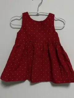 baby GAP 赤い水玉ワンピース