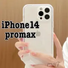iphoneケース 14promax スタンド l クリア 韓国 アイフォン 白