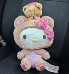 新品　ハローキティ　いちご新聞645号コラボレーション　ペアぬいぐるみ