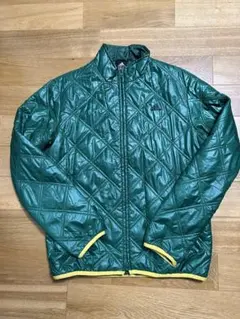 アディダス グリーン キルティングジャケット