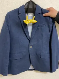 H&M キッズ フォーマル ジャケット リボン サスペンダー 入学式