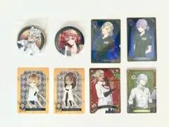 ツイステッドワンダーランド　缶バッチ、ウエハースカードセット