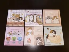 ファミマ　mofusand わっふれーむ　シール ６枚セット