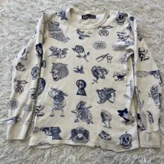 The Soft Machine タトゥープリントサーマル長袖Tシャツ Mサイズのサムネイル