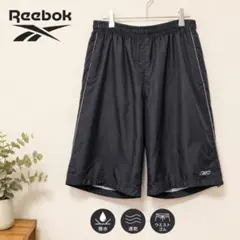 Reebok リーボック ハーフパンツ ナイロンパンツ M ブラック 撥水のサムネイル