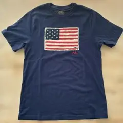 Polo Ralph Lauren アメリカ国旗 Tシャツ Lサイズ ネイビー