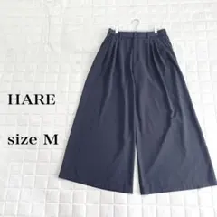 ..HARE ハレワイドパンツ Mサイズ ダークグレー