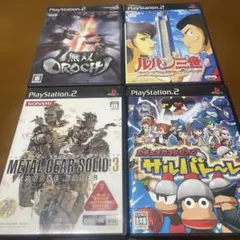PS2ソフト4本セット（無双OROCHI等）