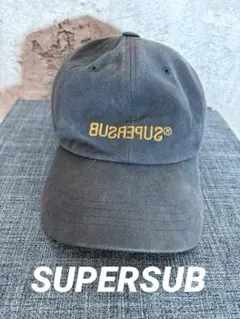 SUPERSUB キャップ　帽子　ゴルフキャップ　グレー　ベースボールキャップ