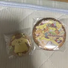 サンリオ 缶バッジ ポムポムプリン