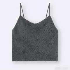 GU ブラフィールクロップドフェザーキャミソール