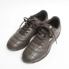 【未使用級】PUMA レザースニーカー ローカット レースアップ 25.5cm