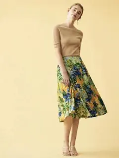 Ballsey 花柄フレアスカート 34のサムネイル