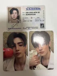 the sin:vanish engene ソンフン トレカ セット