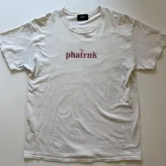 PHATRNK ファットランク 丸胴 ロゴプリント Tシャツ 白 バックプリントのサムネイル