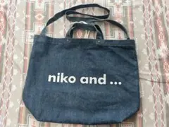 niko and ... デニムトートバッグ