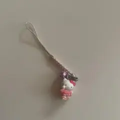 レトロ ハローキティ うさぎ着ぐるみ ストラップ - メルカリ