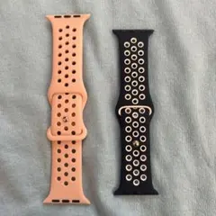 Apple Watch シリコン 替えバンド 2組セット