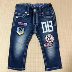 ミキハウス　ダブルビー　DOUBLE.B デニムパンツ 80