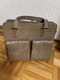 ゴンドラ オーストリッチブラウンショルダーバッグ