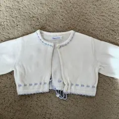 familiar ホワイトカーディガン 90cm