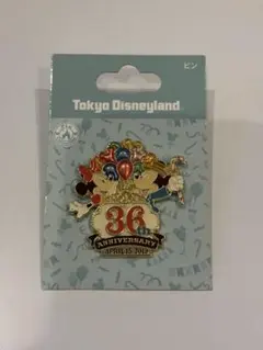 ディズニーランド　36周年　ピン