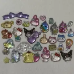 ㉞ボンボンドロップシール　立体シール　フレークシール　キャラクター