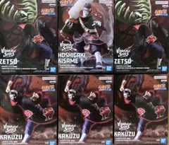 ナルト VIBRATION STARS 暁　3種6個セット　角都　鬼鮫　ゼツ