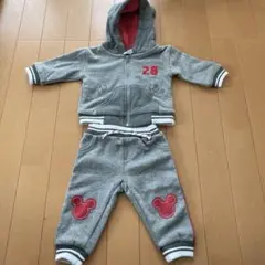 ディズニーBaby ミッキーマウス　パーカー・パンツセット 6M
