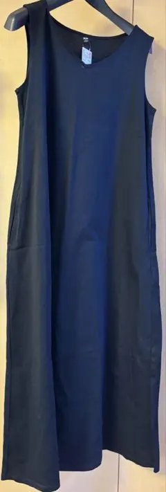 UNIQLO ノースリーブワンピース ブラック S