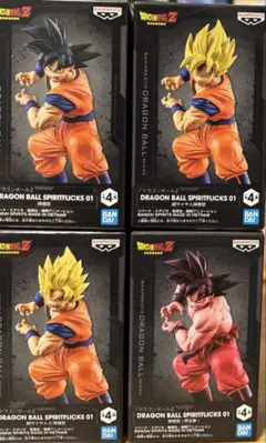 DRAGON BALL SPIRITFLICKS 01 孫悟空フィギュア4種 - メルカリ