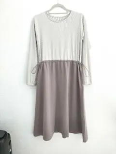 西松屋 ワンピース ベージュ マタニティにも