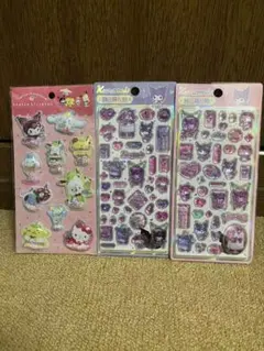 国内正規品サンリオシェイカー　1枚　+　海外正規品クロミボンボンドロップ2枚