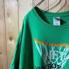 AE4999 GILDAN 半袖Tシャツ グリーン メンズ 2XL ポス