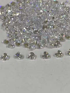 キュービックジルコニア　ハートシェイプ250個