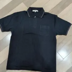 JOSEPH ABBOUD ハーフジップ ポロシャツ ブラック Lのサムネイル