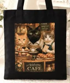ミニミニトートバッグ ねこ柄 両面パネル ❤️ハンドメイド - メルカリ