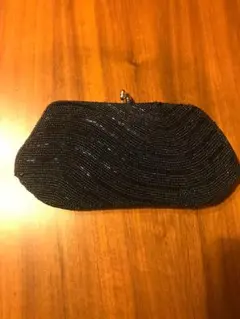 ビーズ がまぐち型パーティバッグ