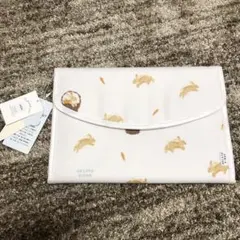 ジェラートピケ うさぎ柄母子手帳ケース