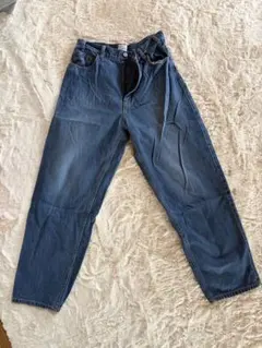 coen ダークブルー ハイウエストデニム S