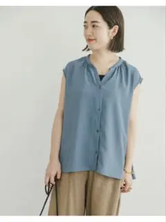 ITEMS URBAN RESEARCH ドライタッチフレンチスリーブシャツ