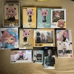 【おまけ15個】ＳＰＹ×ＦＡＭＩＬＹ フィギュア、ねんどろいど、ぬいぐるみセット