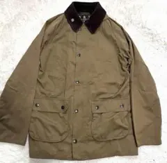 極美品22年製 Barbour ハンティングジャケット　ノンオイル　ロゴ刺繍 極美品22年製 Barbour ハンティングジャケット ノンオイル ロゴ