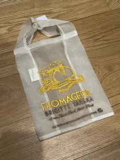 【新品、2/15まで掲載】ブリジットタナカチーズオーガンジーエコバッグ