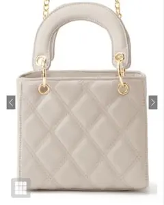 2Wayキルティングチェーンスクエアショルダーバッグ[tr406]⭐️即購入OK⭐️