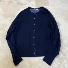 美品♡AFTERNOON TEA WARDROBE ネイビー カーディガンML