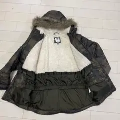 オールドネイビー 迷彩柄 中綿 ダウン コート ジャケット 130 140