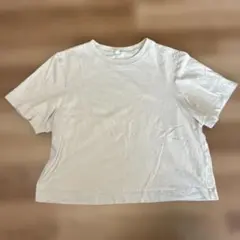 UNIQLO クルーネックTシャツ ベージュ Lサイズのサムネイル